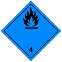 Класс 4. Подкласс 4.3. Вещества, выделяющие легковоспламеняющиеся газы при соприкосновении с водой