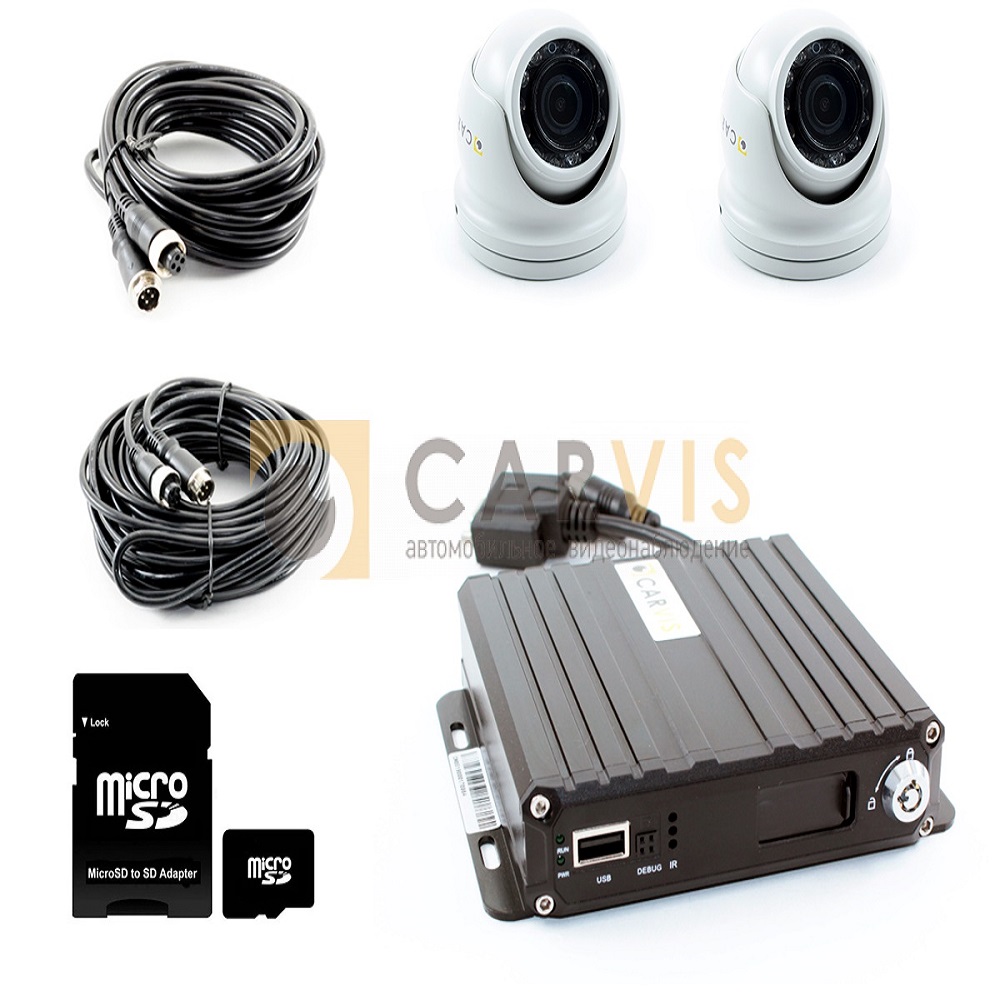 Комплект видеонаблюдения для маршрутного такси под 969 Постановление СТАНДАРТ - ООО "Где Авто"